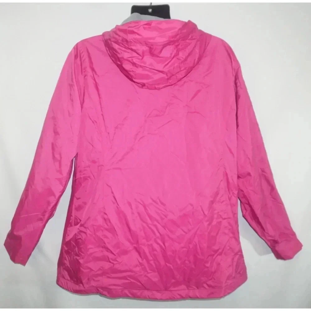 Columbia Pink Lightweight Hoodie Windbreaker XL